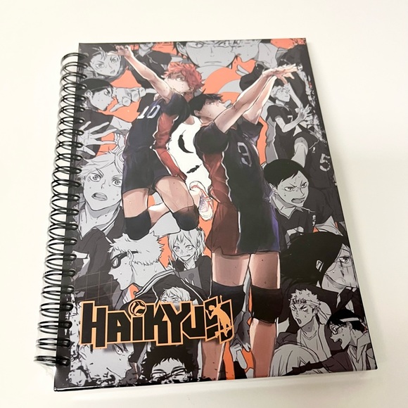 (HYK-01NB) Haikyuu!! Anime A5 Spiral-bound Hardcover Notebook - Picture 1 of 5